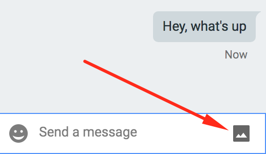 Google Hangouts 'Send Image' icon