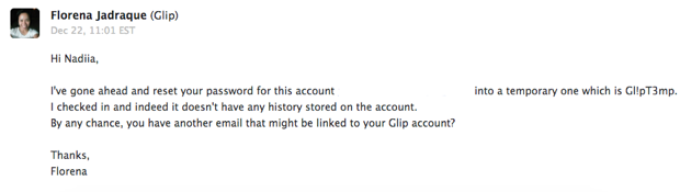 Glip customer support