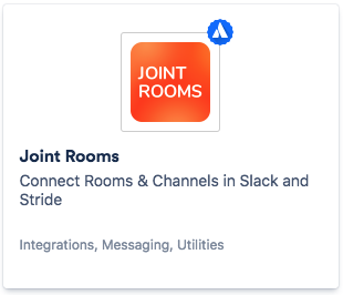 Joint Rooms app in Stride