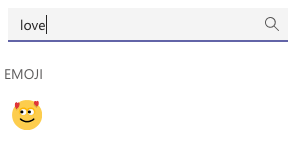 Emoji search by name in MT