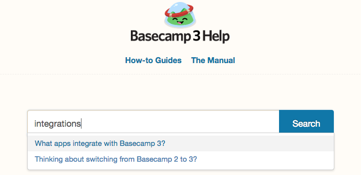 Basecamp support