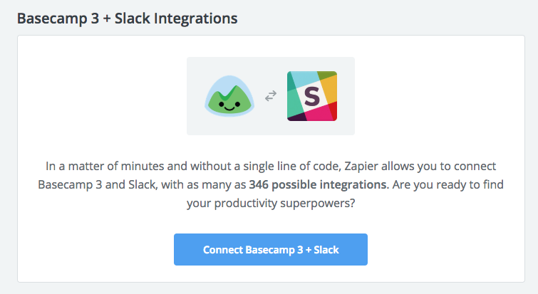 Basecamp’s integrations