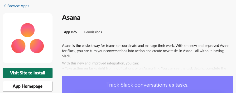 Connecting Asana to Slack