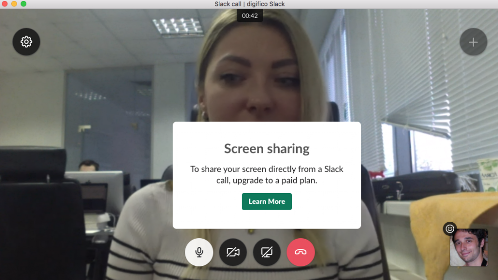 Screen sharing