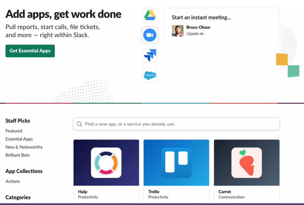 Slack App directory