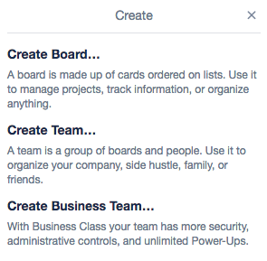 Creating a Board in Trello