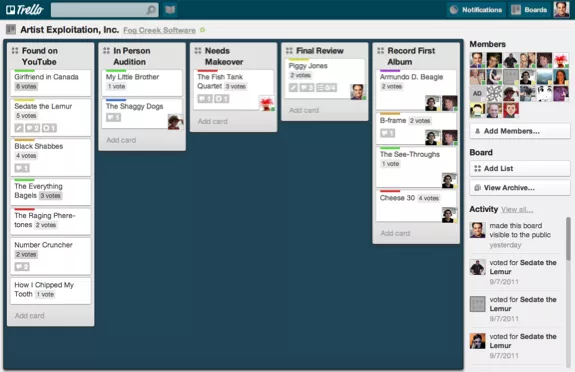 Trello back in 2011