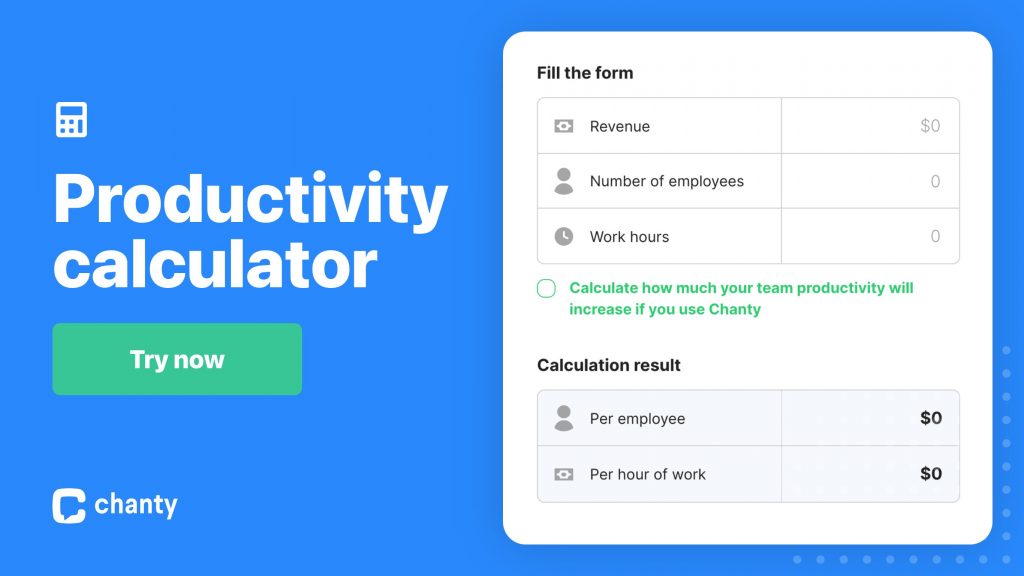 Productivity calculator