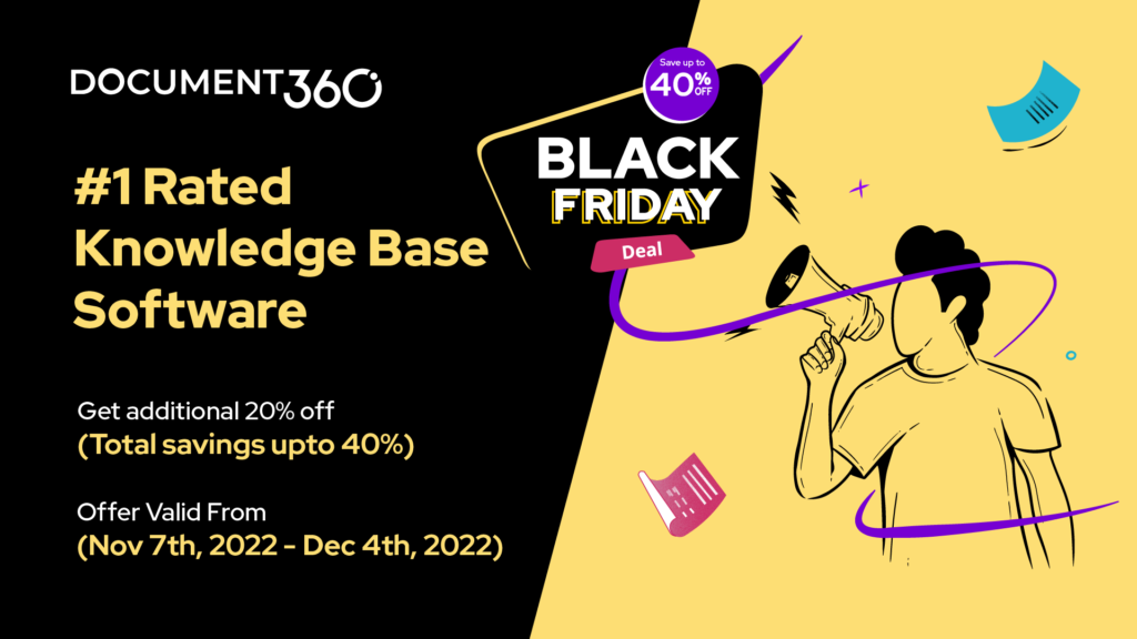 document360 black friday deal