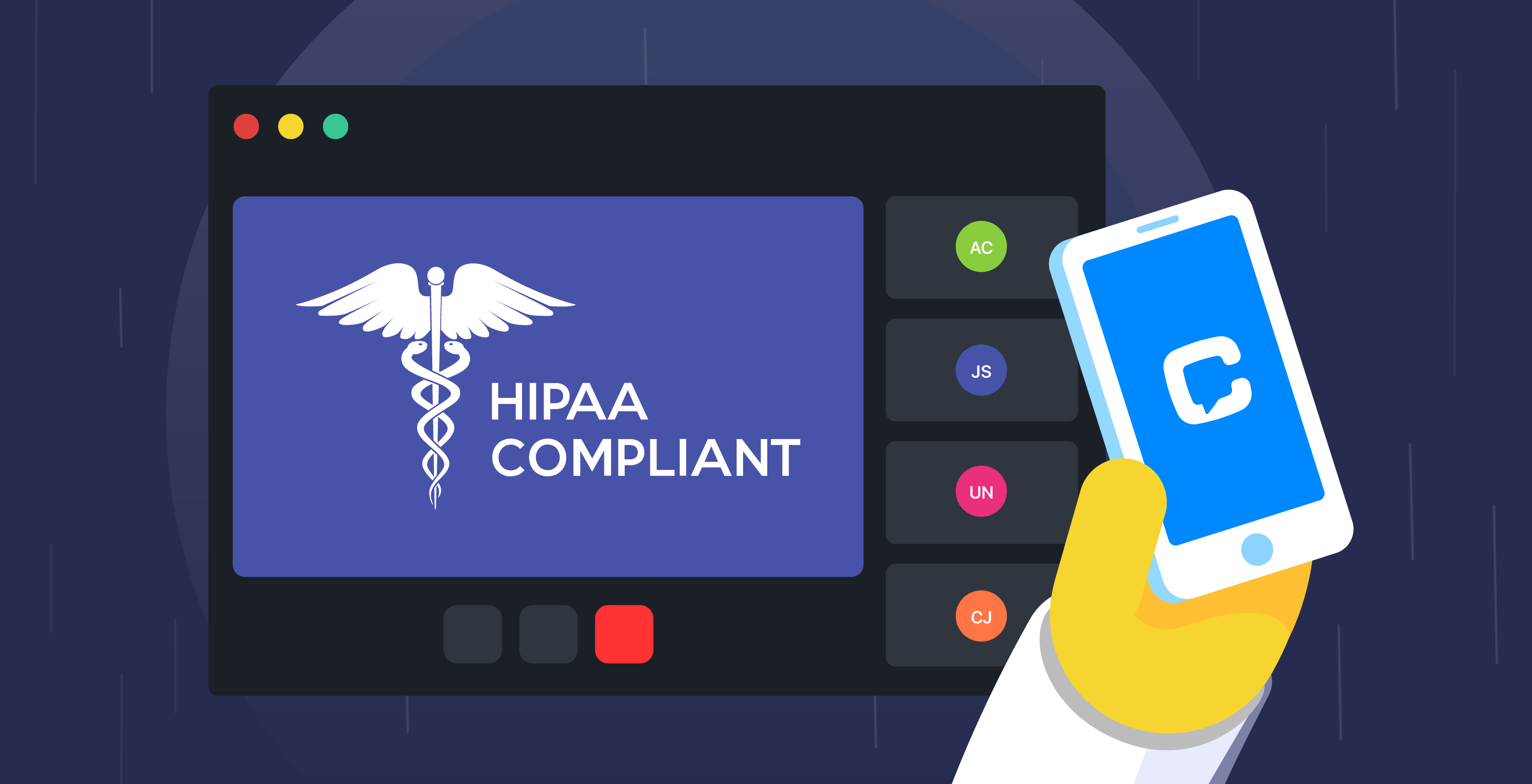 HIPAA-compliant telehealth platform