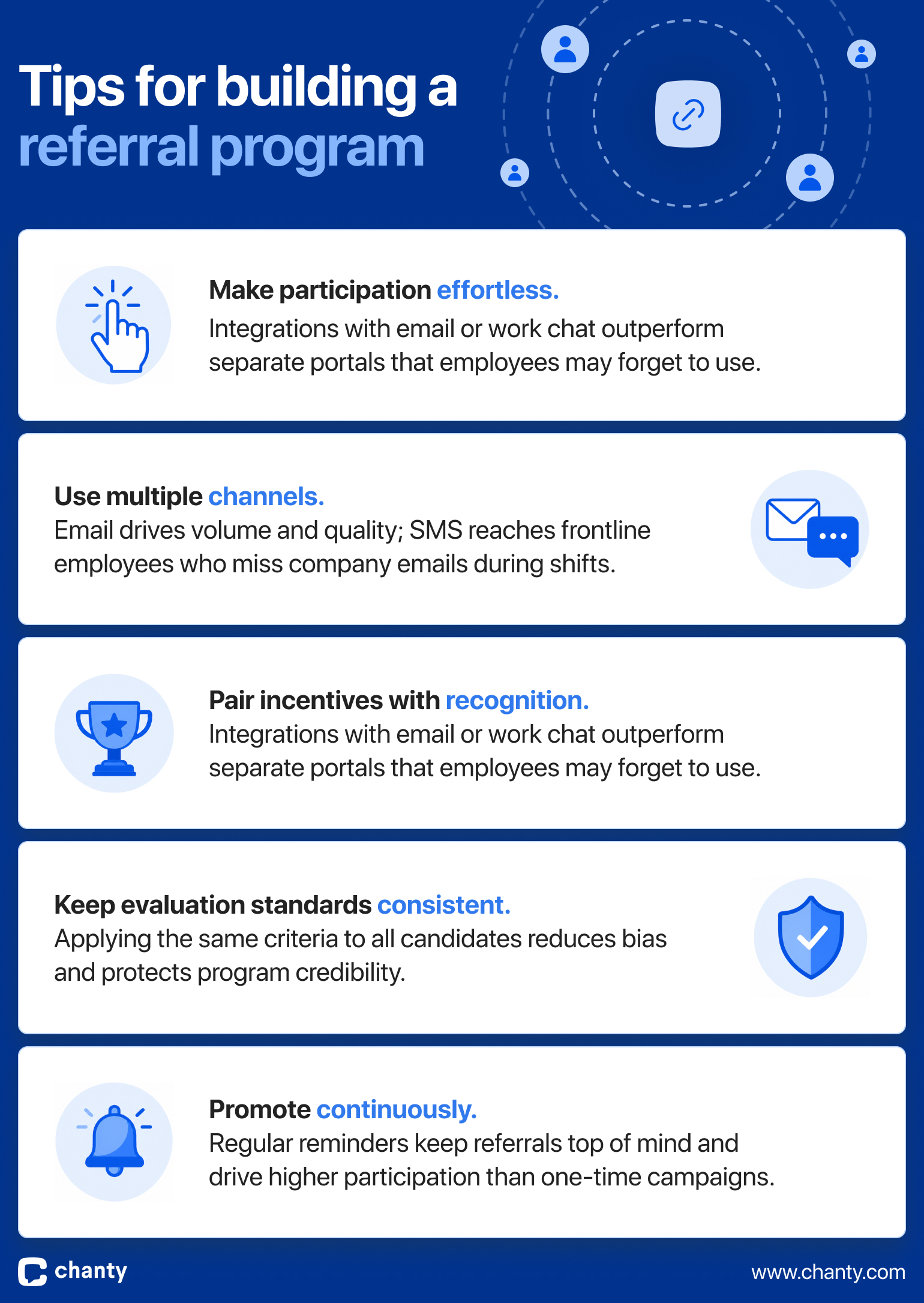 Tips for building an employee referral program