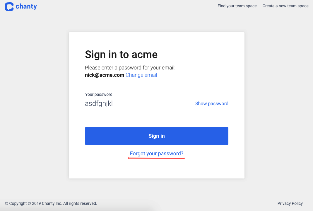 Won't let me sign in after changing my password - The  Community