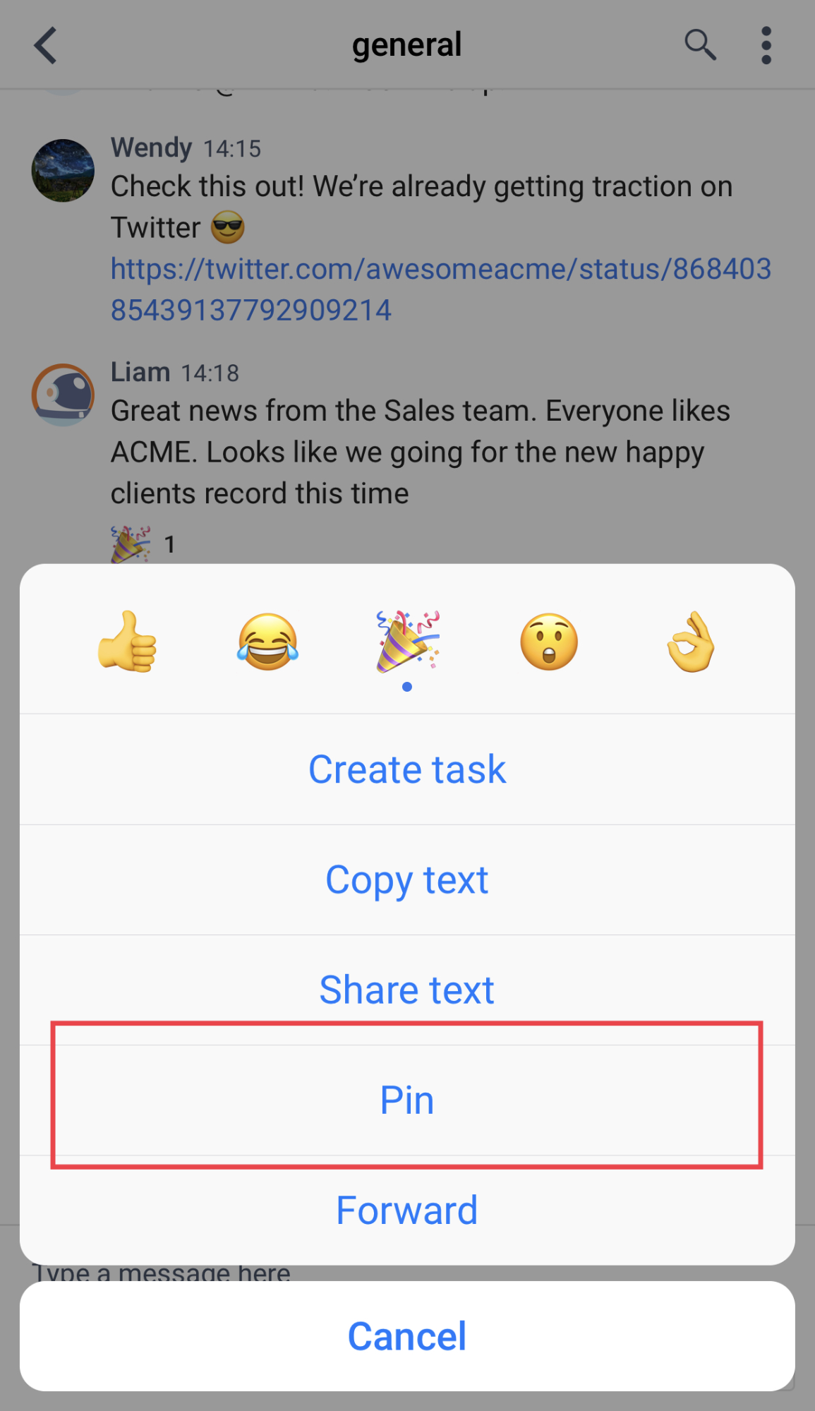 Pin on Messages