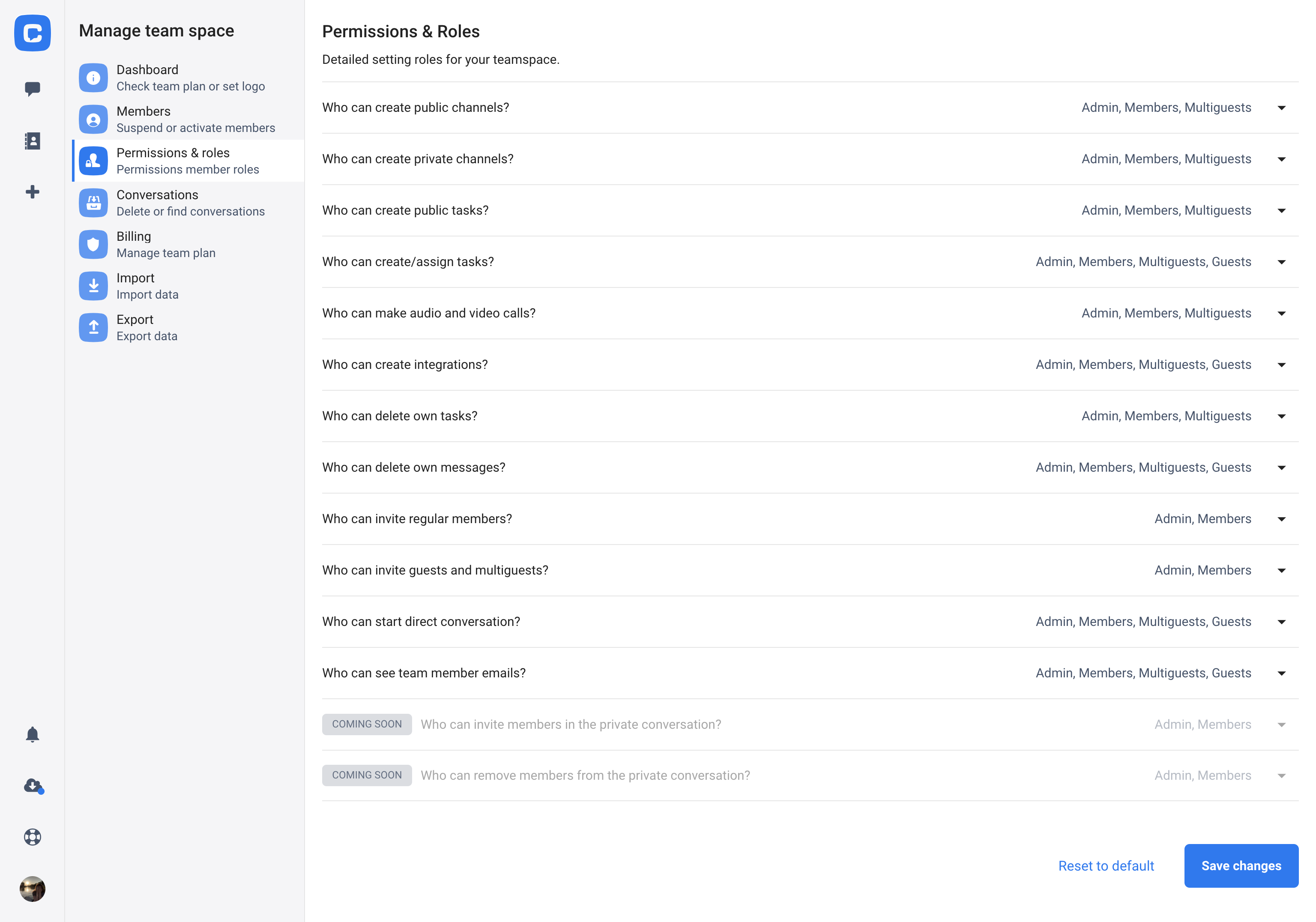 permissions